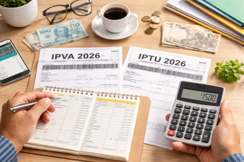 IPVA e IPTU 2026: guia prático para decidir entre o pagamento à vista ou parcelado