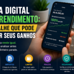Conta digital com rendimento: o detalhe que pode reduzir seus ganhos
